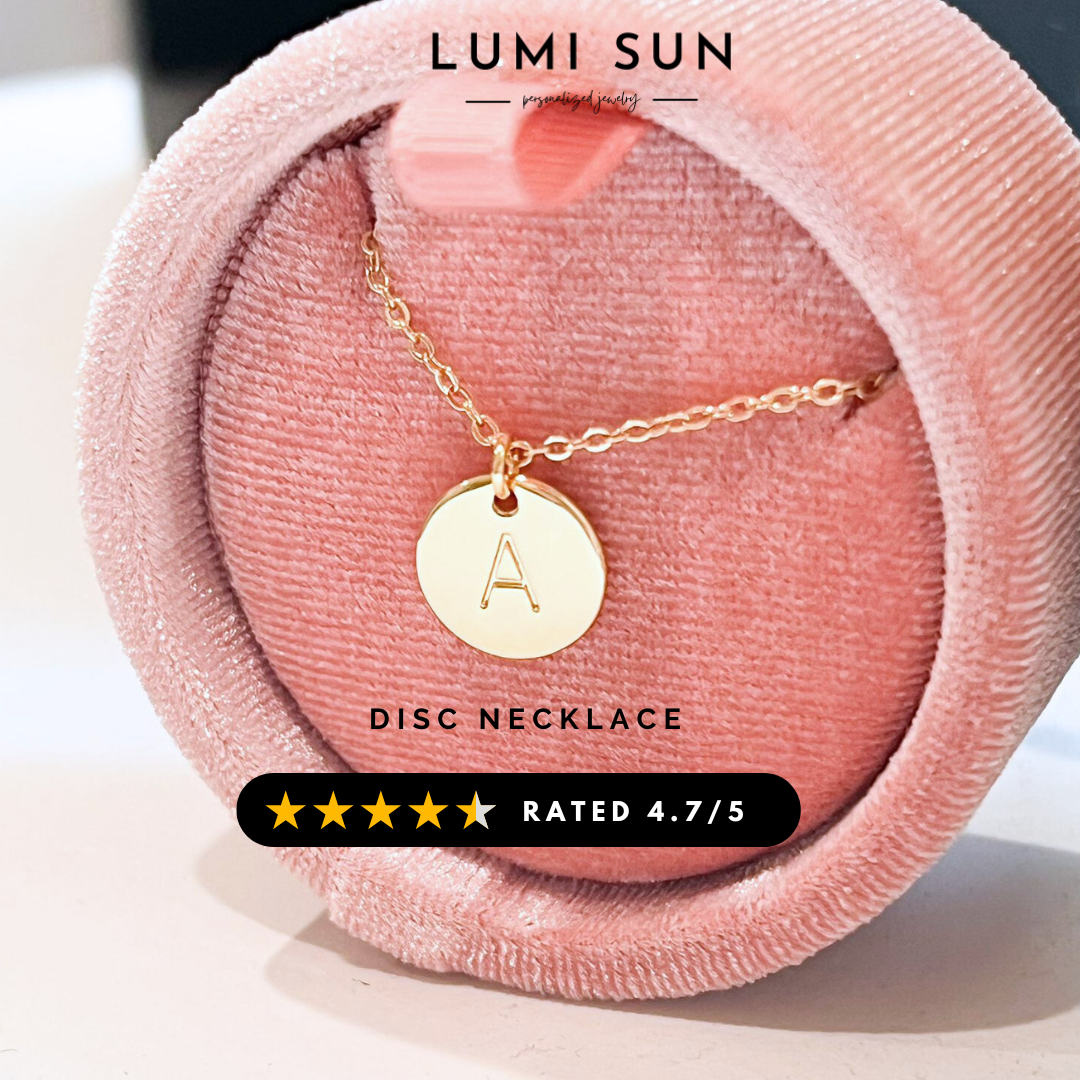Personalized Disc Necklace – Lumi Sun